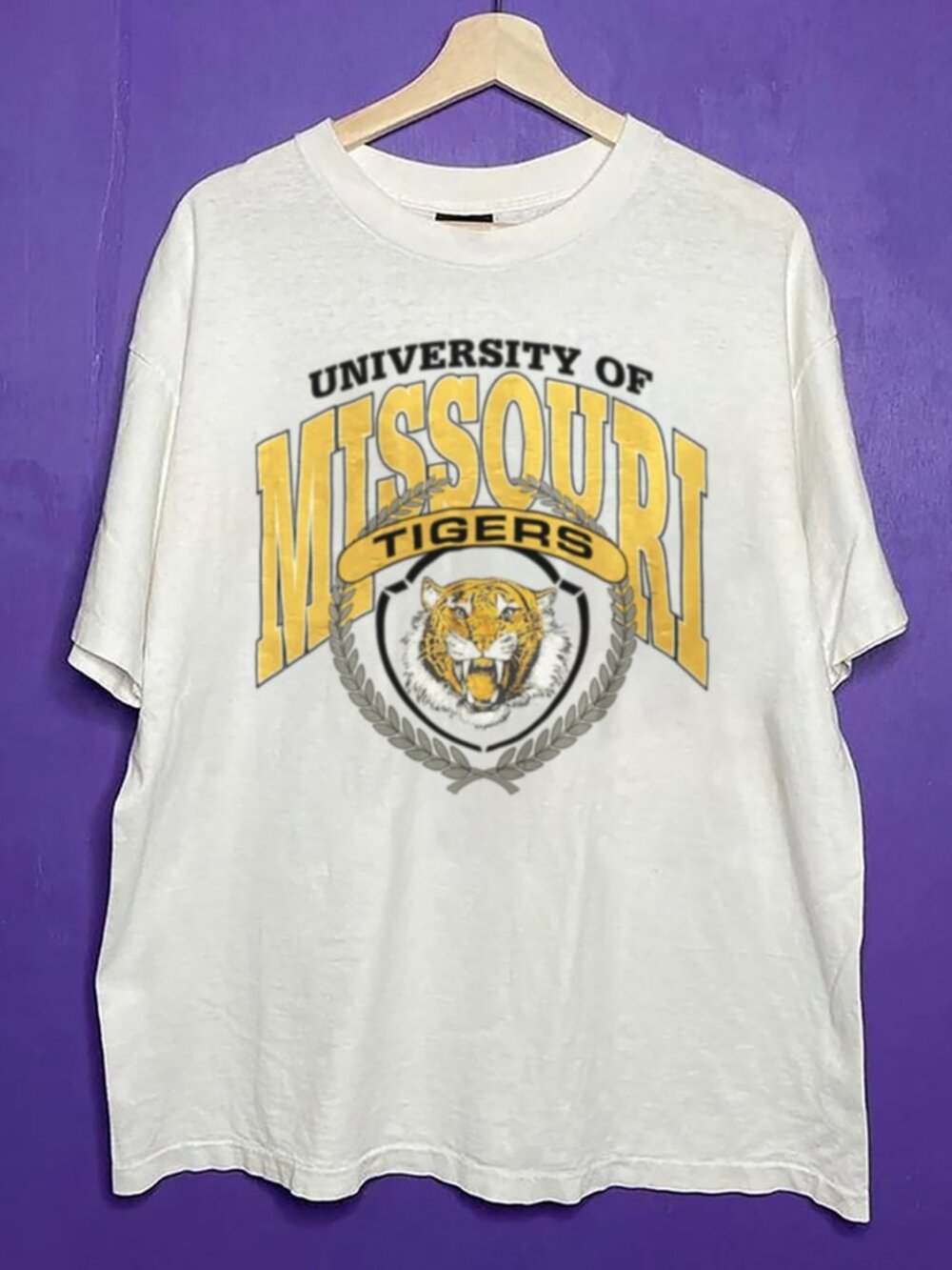 Vintage NCAA Missouri Tigers Logo Shirt, Retro University of Missouri Shirt Tee